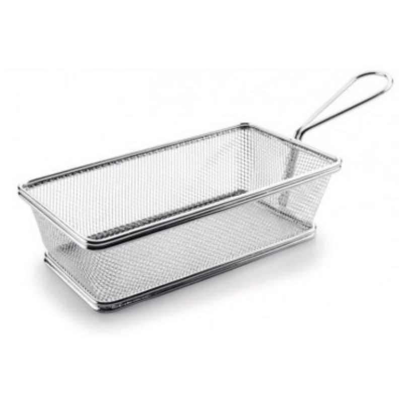 Rechteckiger Korb aus Edelstahl - 21 x 11 cm - Lacor Rechteckiger Korb aus Edelstahl - 21 x 11 cm - Lacor