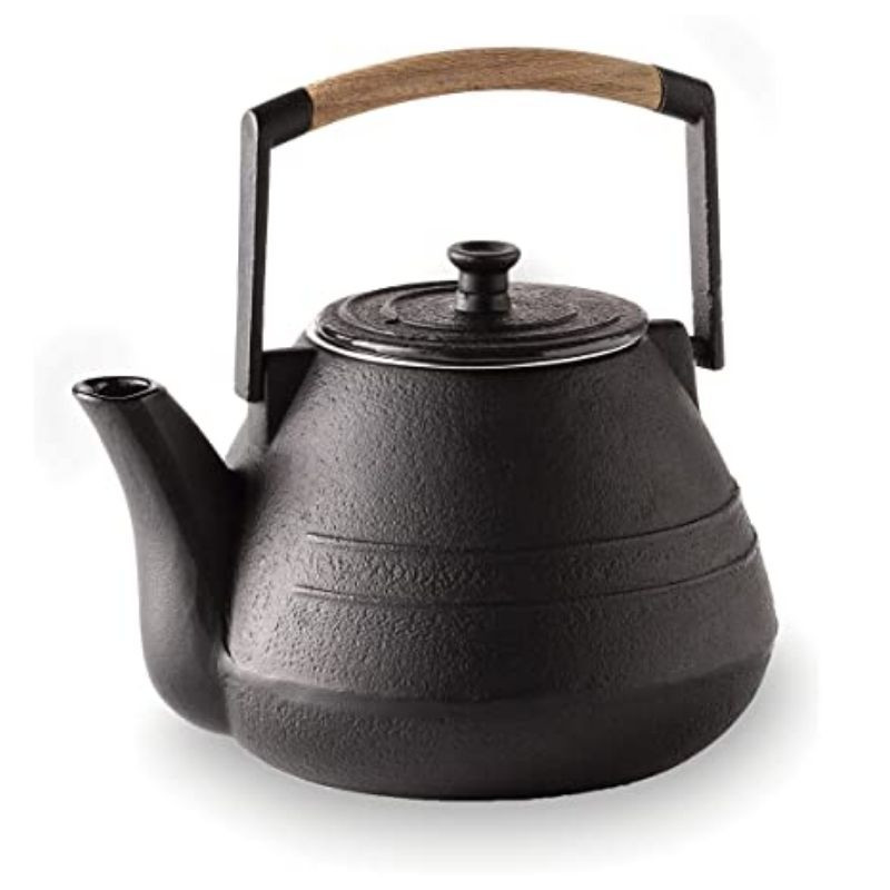 Schwarzer gusseiserner Teekessel - 1 L - Lacor Schwarzer gusseiserner Teekessel - 1 L - Lacor