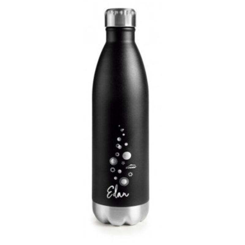 Flasche aus schwarzem Edelstahl - 750 ml - Lacor Flasche aus schwarzem Edelstahl - 750 ml - Lacor