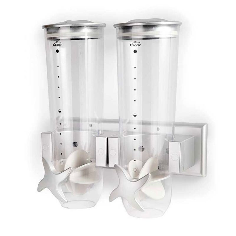 Wandgetreideverteiler - Fassungsvermögen 2 x 1,5 l - Lacor Wandgetreideverteiler - Fassungsvermögen 2 x 1,5 l - Lacor