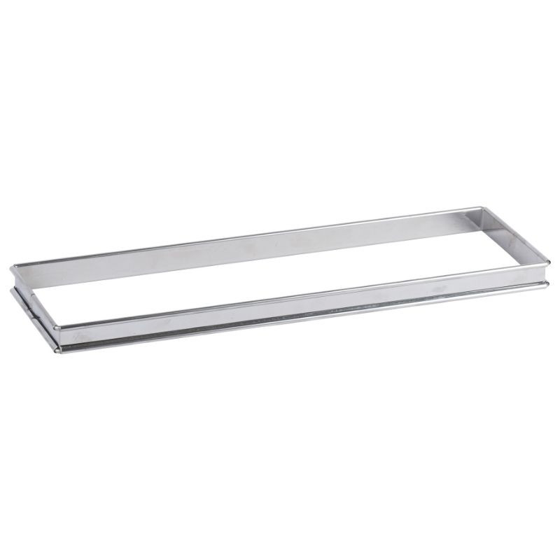Rechteckige Edelstahl-Tarteform - 350 x 110 mm - TELLIER Rechteckige Edelstahl-Tarteform - 350 x 110 mm - TELLIER