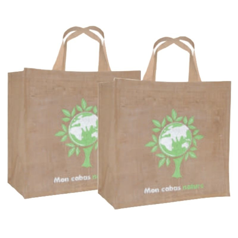 Jute-Tragetasche "Mein Natur-Tragetasche" - Packung mit 25 Jute-Tragetasche "Mein Natur-Tragetasche" - Packung mit 25