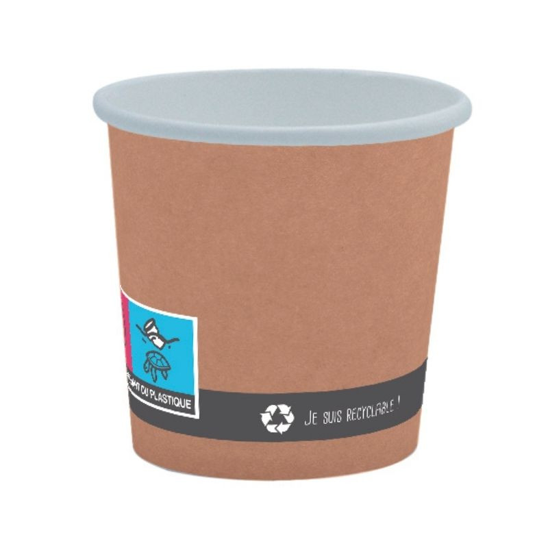 Pappbecher aus Kraftkarton - 30 cl - Packung mit 50 Pappbecher aus Kraftkarton - 30 cl - Packung mit 50