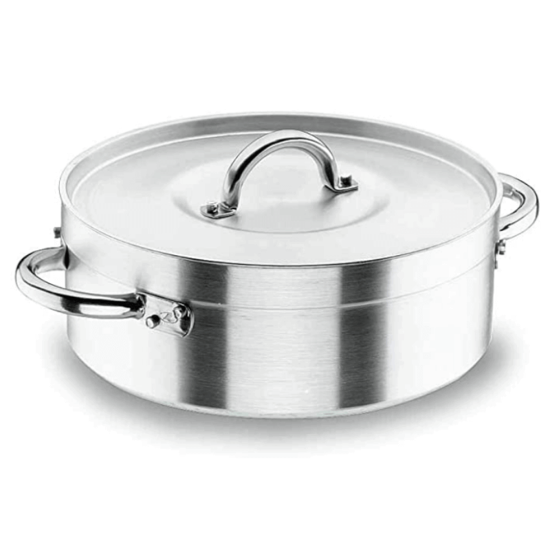 Professionelle Bratpfanne mit Deckel - Chef-Aluminium - ø 60 cm Professionelle Bratpfanne mit Deckel - Chef-Aluminium - ø 60 cm