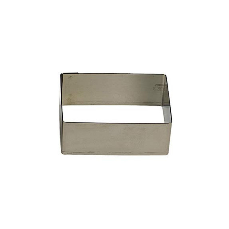 Ausstechform Rechteck Edelstahl - 100 x 30 x 30 mm Ausstechform Rechteck Edelstahl - 100 x 30 x 30 mm