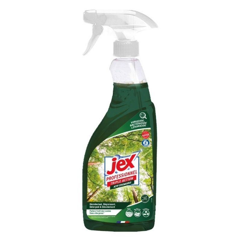 Reinigungsspray mit dreifacher Wirkung - Duft von Landeswald - 750 ml - Jex Reinigungsspray mit dreifacher Wirkung - Duft von Landeswald - 750 ml - Jex