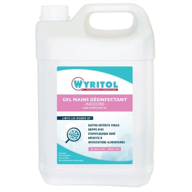 Hydroalkoholisches Gel - 5 L - Wyritol Hydroalkoholisches Gel - 5 L - Wyritol