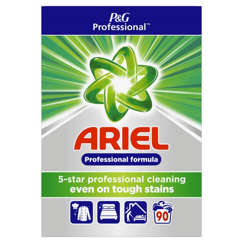 Professionelles Pulverwaschmittel - 90 Waschgänge - Ariel Professional Professionelles Pulverwaschmittel - 90 Waschgänge - Ariel Professional