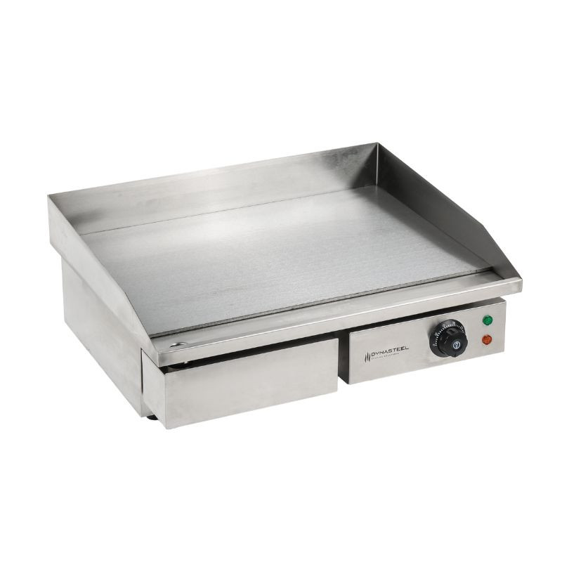 Plancha Electrique Professionnelle Dynasteel - Lisse 55 cm : Plaque en acier inox, cuisson homogène et rapide Plancha Electrique Professionnelle Dynasteel - Lisse 55 cm : Plaque en acier inox, cuisson homogène et rapide
