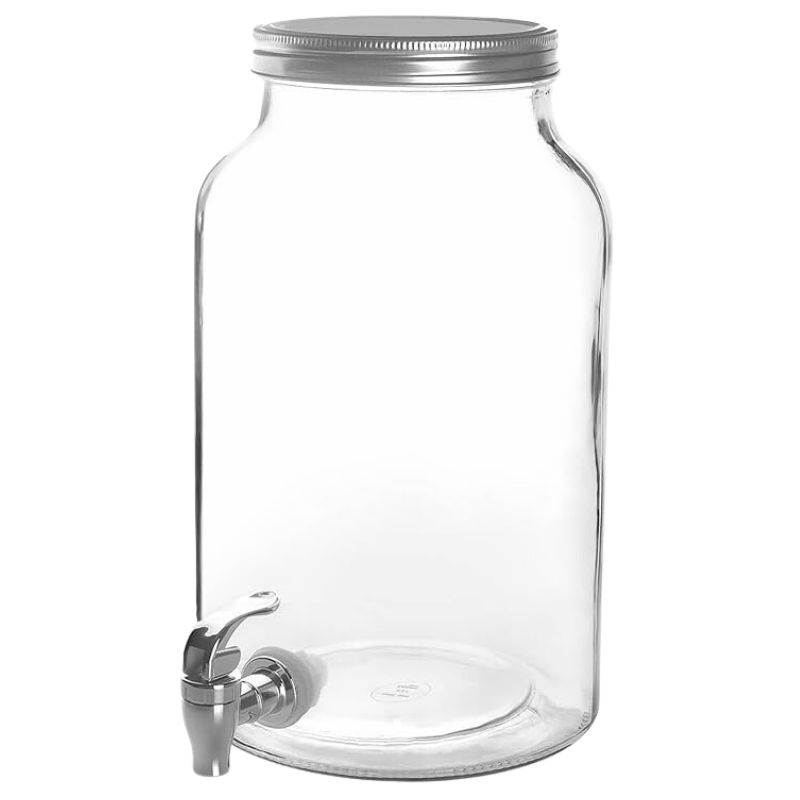 Getränkespender aus Glas - 5,5 L von Lacor: Eleganz und Praktikabilität, um Ihre kalten Getränke zu servieren Getränkespender aus Glas - 5,5 L von Lacor: Eleganz und Praktikabilität, um Ihre kalten Getränke zu servieren