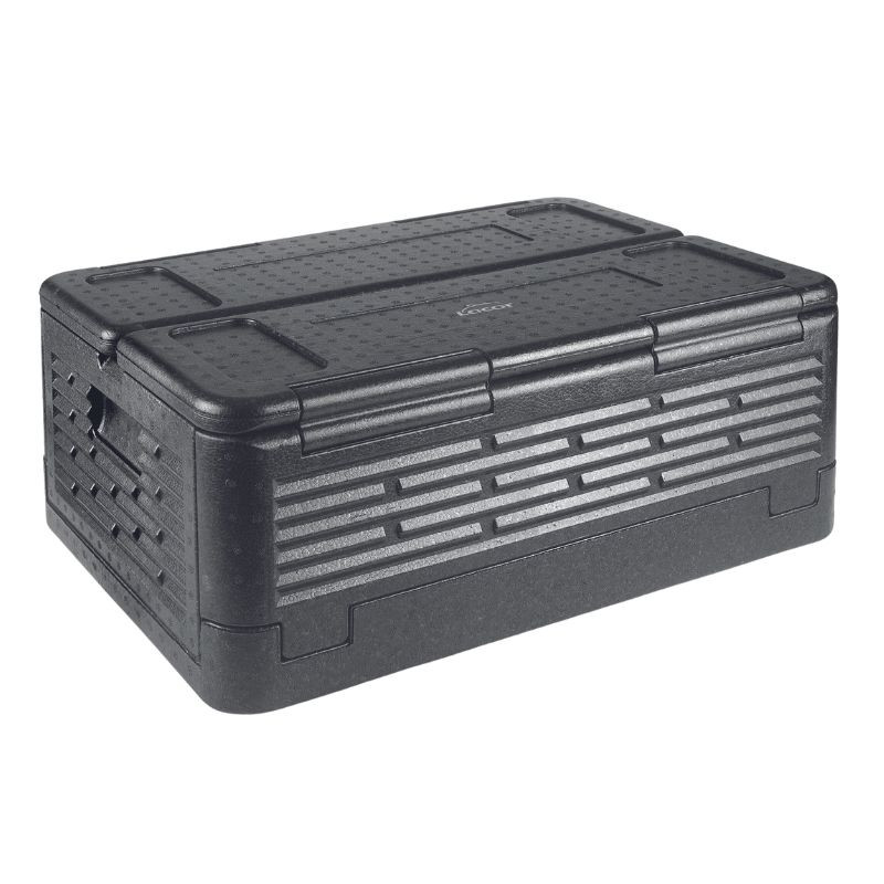Folding Polypropylene Insulated Container - GN 1/1 - 38.5 L by Lacor: optimal thermal insulation and easy transportation Folding Polypropylene Insulated Container - GN 1/1 - 38.5 L by Lacor: optimal thermal insulation and easy transportation