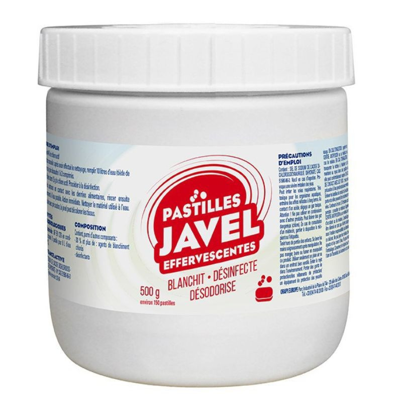 Javel Brausetabletten x150 - Kraftvoller Desinfektions- und Geruchsentferner für die professionelle Küche Javel Brausetabletten x150 - Kraftvoller Desinfektions- und Geruchsentferner für die professionelle Küche